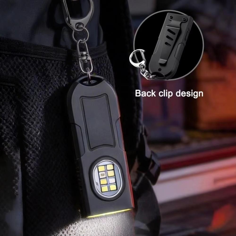 High Bright Mini Keychain Light Waterproof LED Torch Lamp LED Keychain Flashlight Outdoor