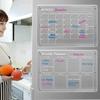 Transparent Magnetic Acrylic Message Writing Board Rainbow Cartoon Fridge Magnets Magnetic Refrigerator Stickers Display Boards
