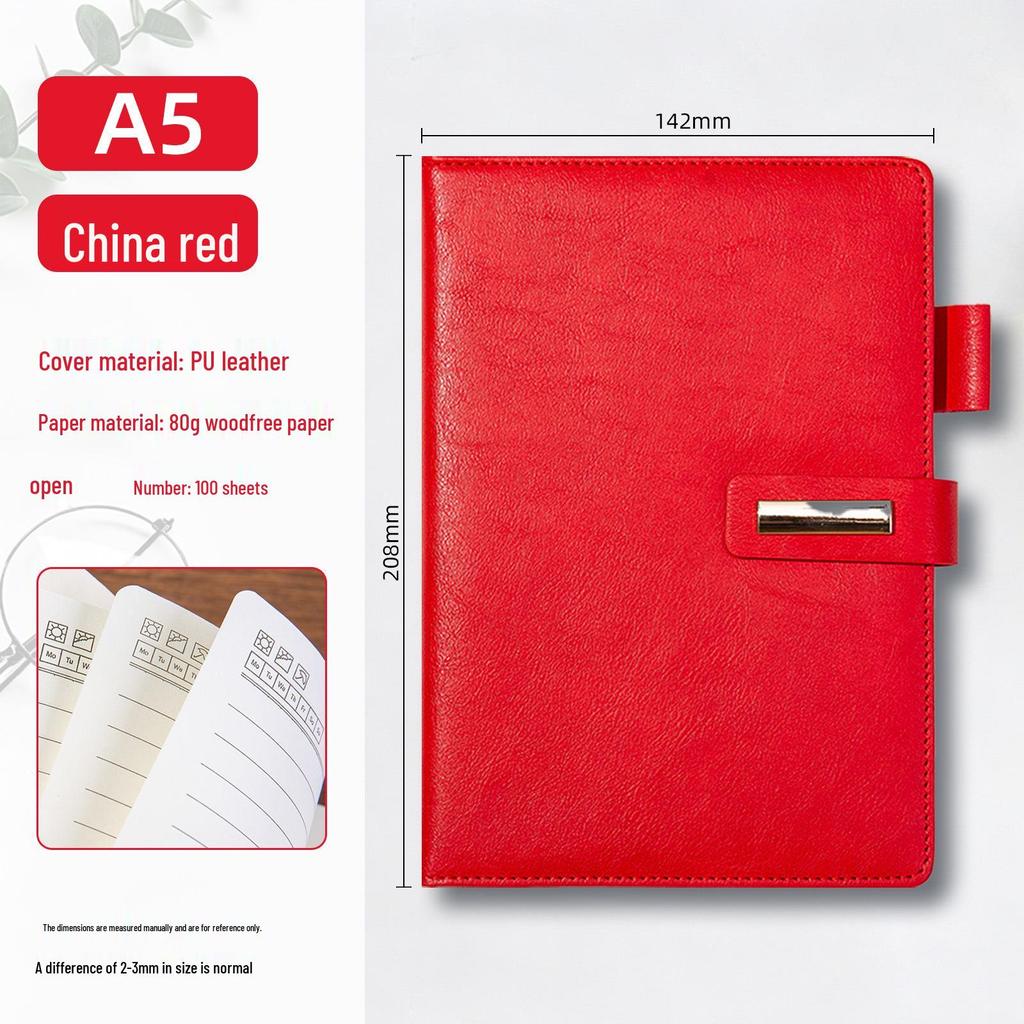 Luxury Business Notebook & Thermos Cup Set - Customizable Logo for Office Souvenirs