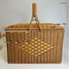 Imitation Rattan Woven Double-Layer Gift Basket