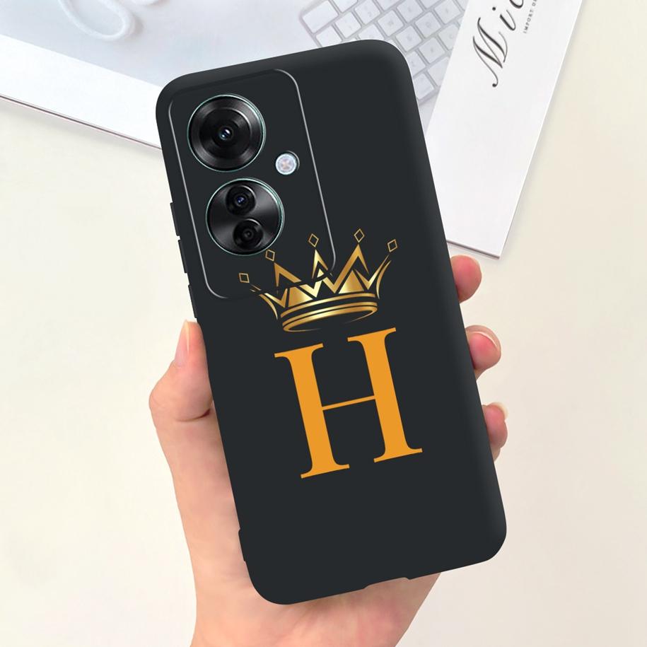 For OPPO Reno11F 5G Case CPH2603 Fashion Letters Phone Cases For OPPO Reno11 F Cover Reno 11F 11 F 5G Bumper F25 Pro Soft Fundas