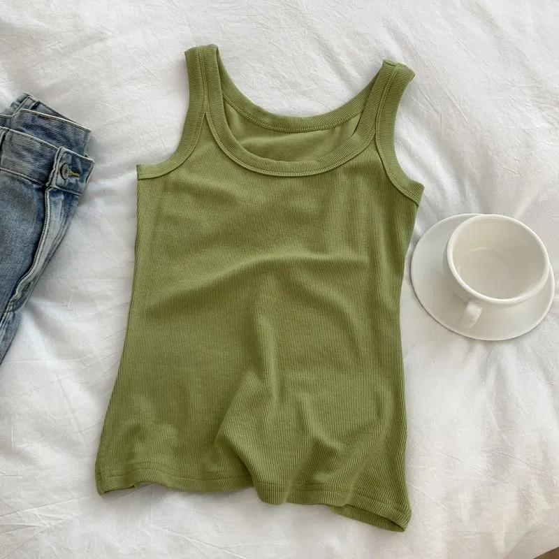 Women's Clothing Summer Simple Matchable Tank Top