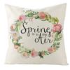 Spring Pillow Case Sofa Waist Pillow Case Garland Truck Light Luxury Home Office Pillow Pillow Case