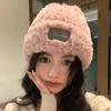 Autumn and Winter Korean Style Face Showing Small Versatile Woolen Hat Japanese Style Large Head Circumference Warm Ear Protection Hat