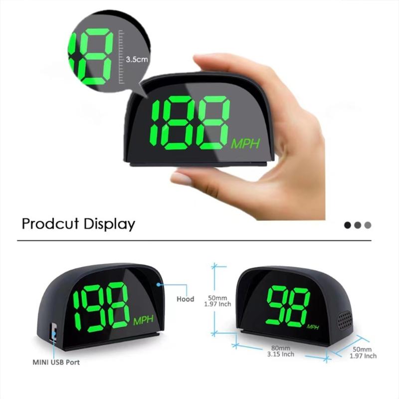 Professional Driver Speed Meter Auto Brightness Speedometer for Long Drives