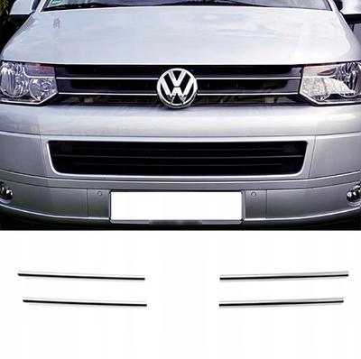 VW T5 Serie 2 09-15 - CHROME GRILL Bumper Dummy