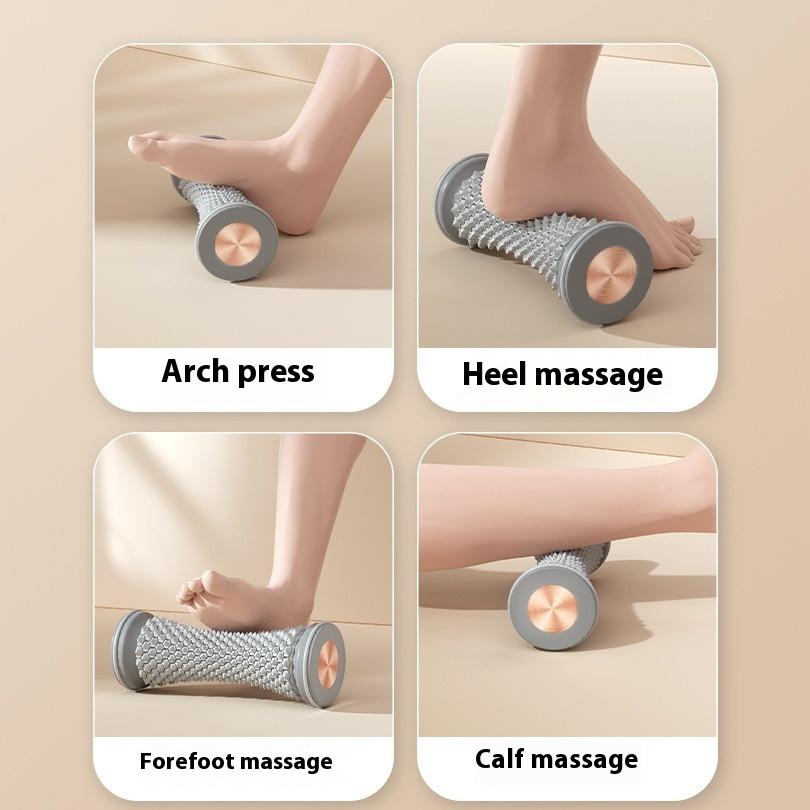 Portable Rubber Massage Roller for Relief, Arch Pain, Massager Roller for Foot Arch Pain, Heel Spur Pain, Stress Relief, Neuropathy