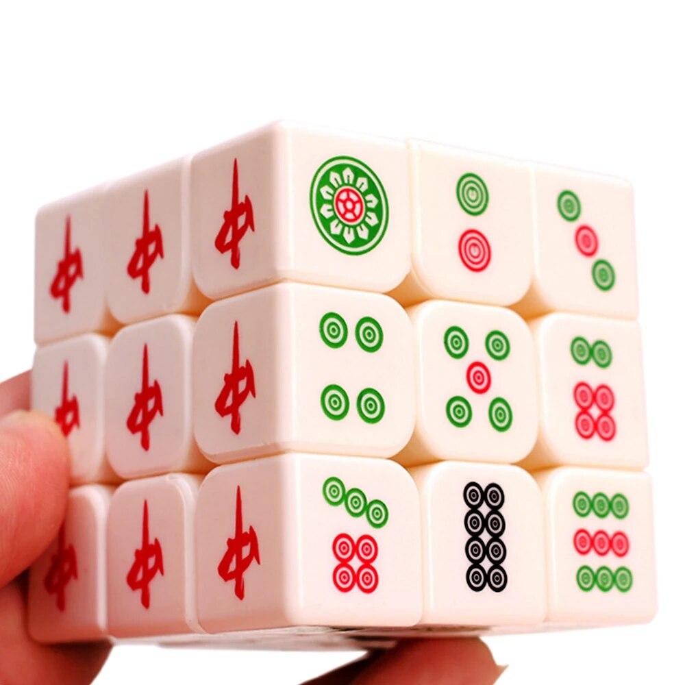 Creative Z CUBE from Three Original Classic Hungarian Cibe 3x3 Chinese Z-CUBE Magic White Hungrian Puzzle 3D Puzle Mahjong ZCUBE