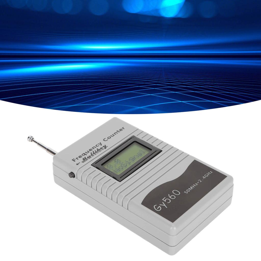 Mini Gooit GY560 Radio Frequency Counter 50Mhz‑2.4Ghz Portable Frequency Counter Radio Frequency Mea