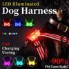 LED Dog Walking Vest Harness, Anti-Pull Chest Harness for Large, Medium, and Small Dogs