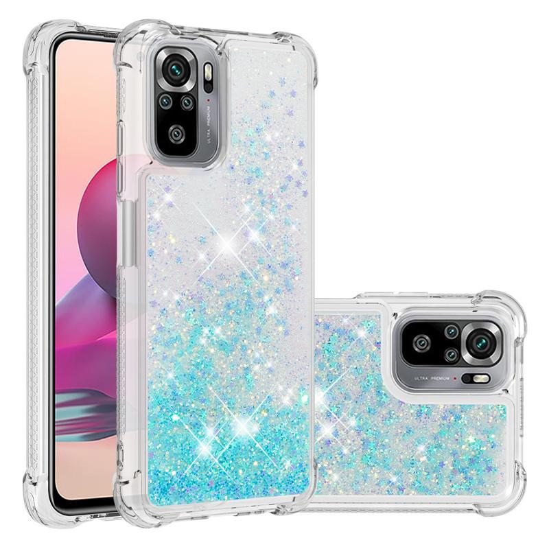 Fundas Note 10 Quicksand Case for Xiaomi Redmi Note 10S Coque Soft Liquid Bling Cover For Xiaomi Redmi Note 10 Phone Case Capa