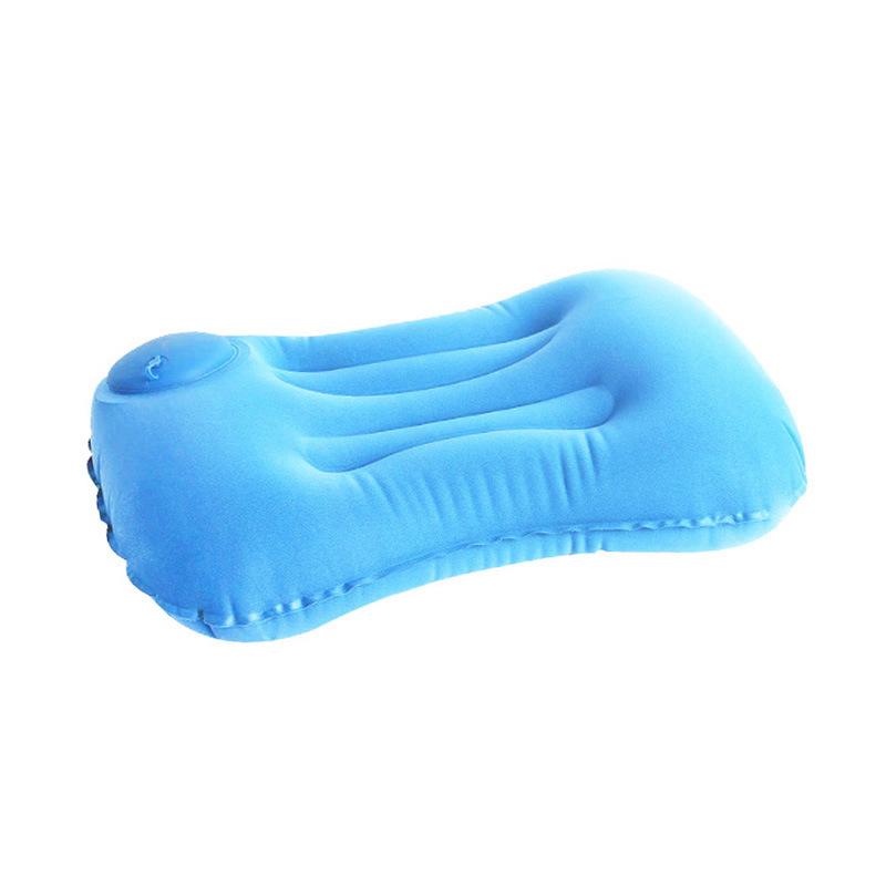 Press The Inflatable Pillow - Square Rest Pillow for Neck and Waist Protection - Travel Portable Square Pillow - Sleep Pillow - Vehicle Seat Cushion