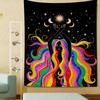 Indian girl tapestry mandala bohemian decoration lace hippie witchcraft divination custom your pattern
