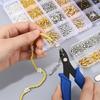 36 Piece Metal Bead Spacer Set In 6 Colors Bracelet Alignment Beads Positioning Beads For Multi Layer Jewelry Designs