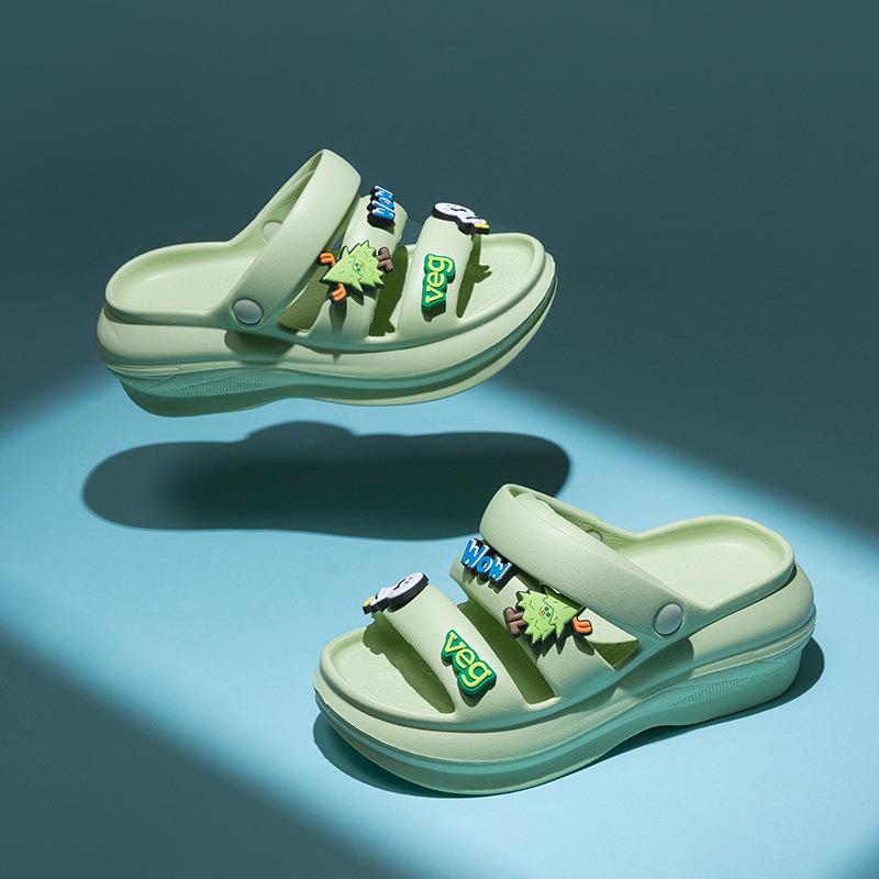 

Летние новые женские сандалии на платформе, корейская версия, модная верхняя одежда, повседневные пляжные сандалии 39/40