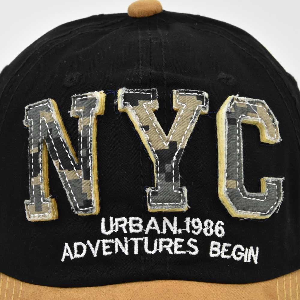 3d Embroidered Baseball Cap Nyck Embroidered Baseball Cap Wide Brim Duckbill Cap Dome Visor Cotton Unstructured