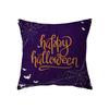 Scary Halloween Horror Pumpkin Bat Print Pattern Cushion Cover Home Living Room Sofa Decoration Polyester Pillow