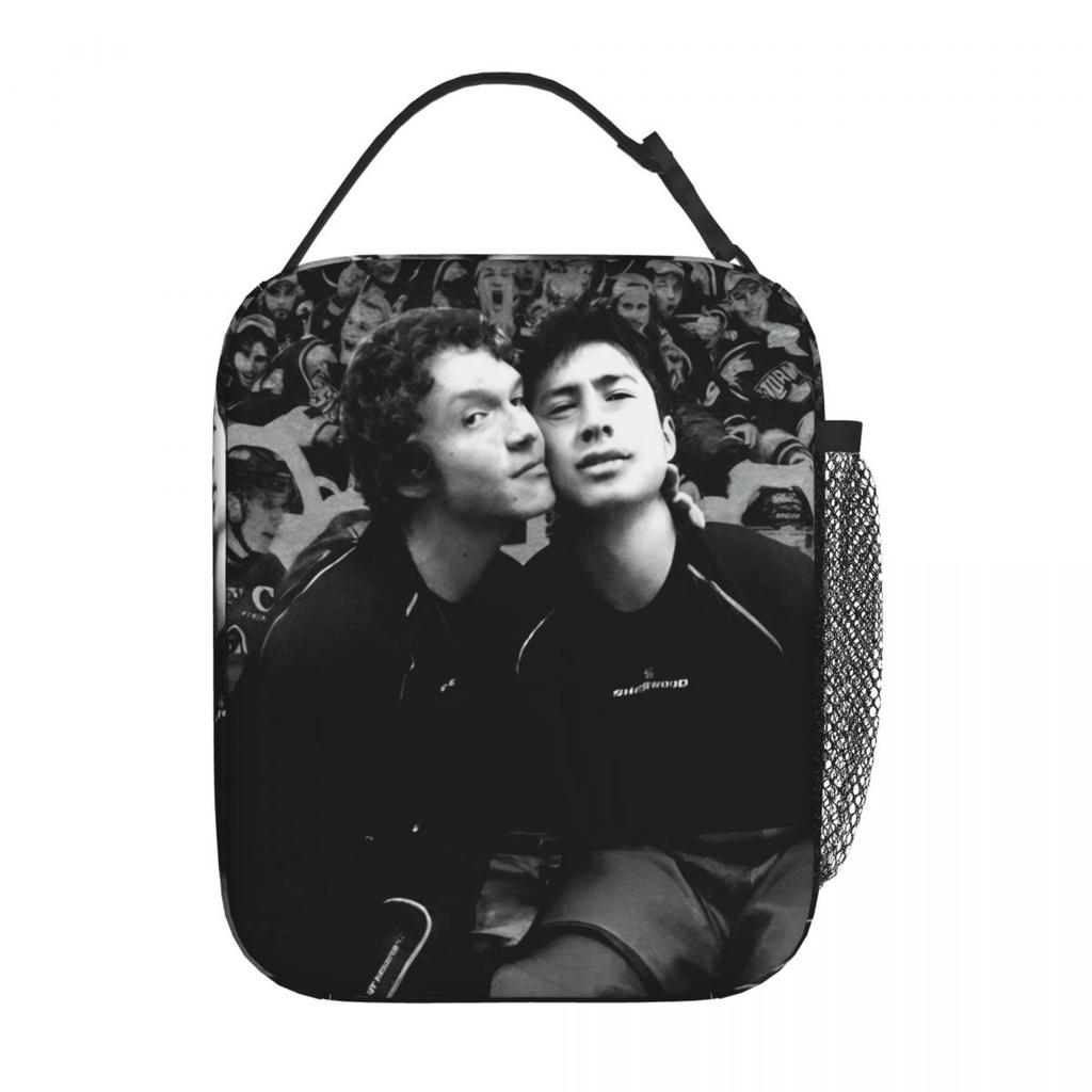Vintage Shane Hollander Ilya Rozanov Heated Rivalry Insulated Lunch Bag For Travel Food Storage Bag Thermal Lunch Boxes