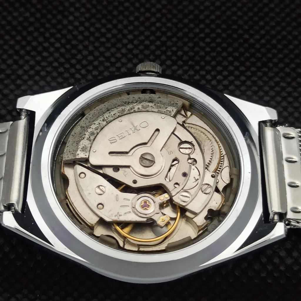 ODNOWIONY zabytkowy zegarek SEIKO 5 AUTO 6349A JAPOŃSKI męski arabski srebrny a298954-2 Seikoa298954