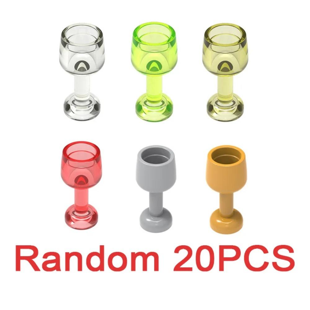 MOC City Building Blocks Character Scene Creative Accessories Mini Brick Color Wine Bottle Reagent Bottle Set Box Toy Gift X007