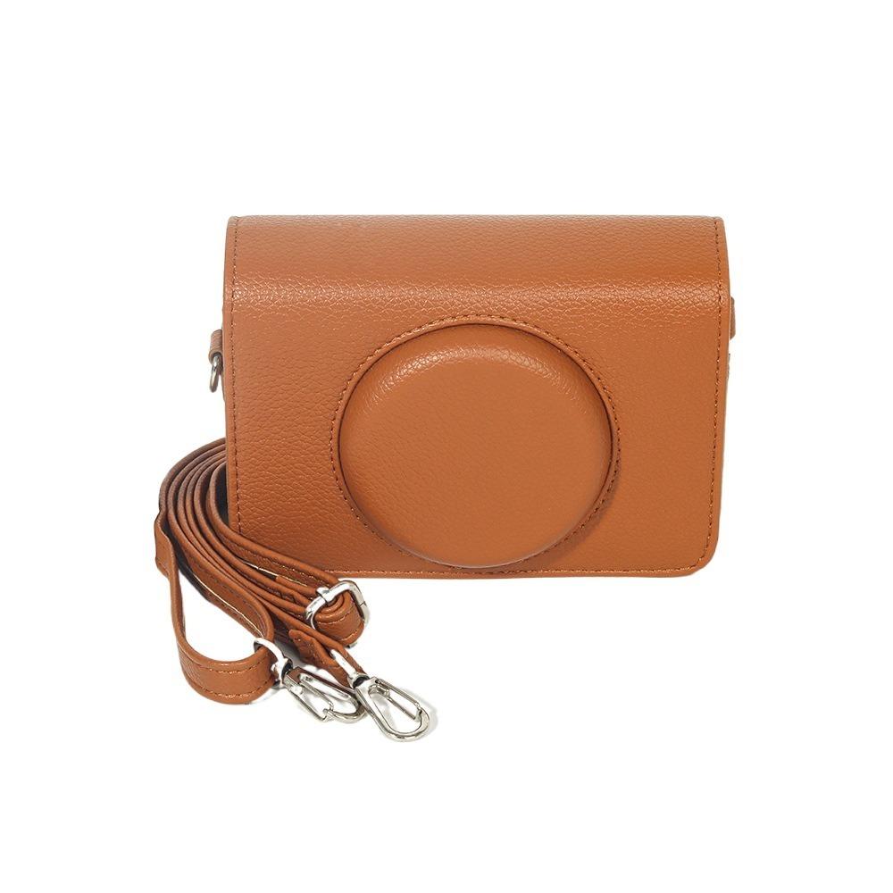 

Противоударный защитный чехол, устойчивый к царапинам, чехол для фотографии для Kodak Mini Shot 2 Retro C210R для путешествий коричневый