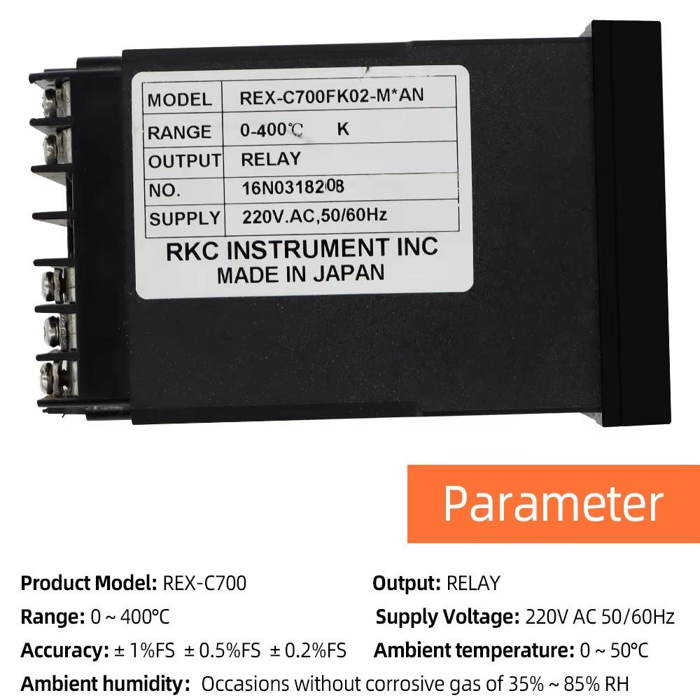 REX-C100/C700 Relay SSR Output Industrial Thermostat Digital PID Temperature Controller Universal Input Output Instrument