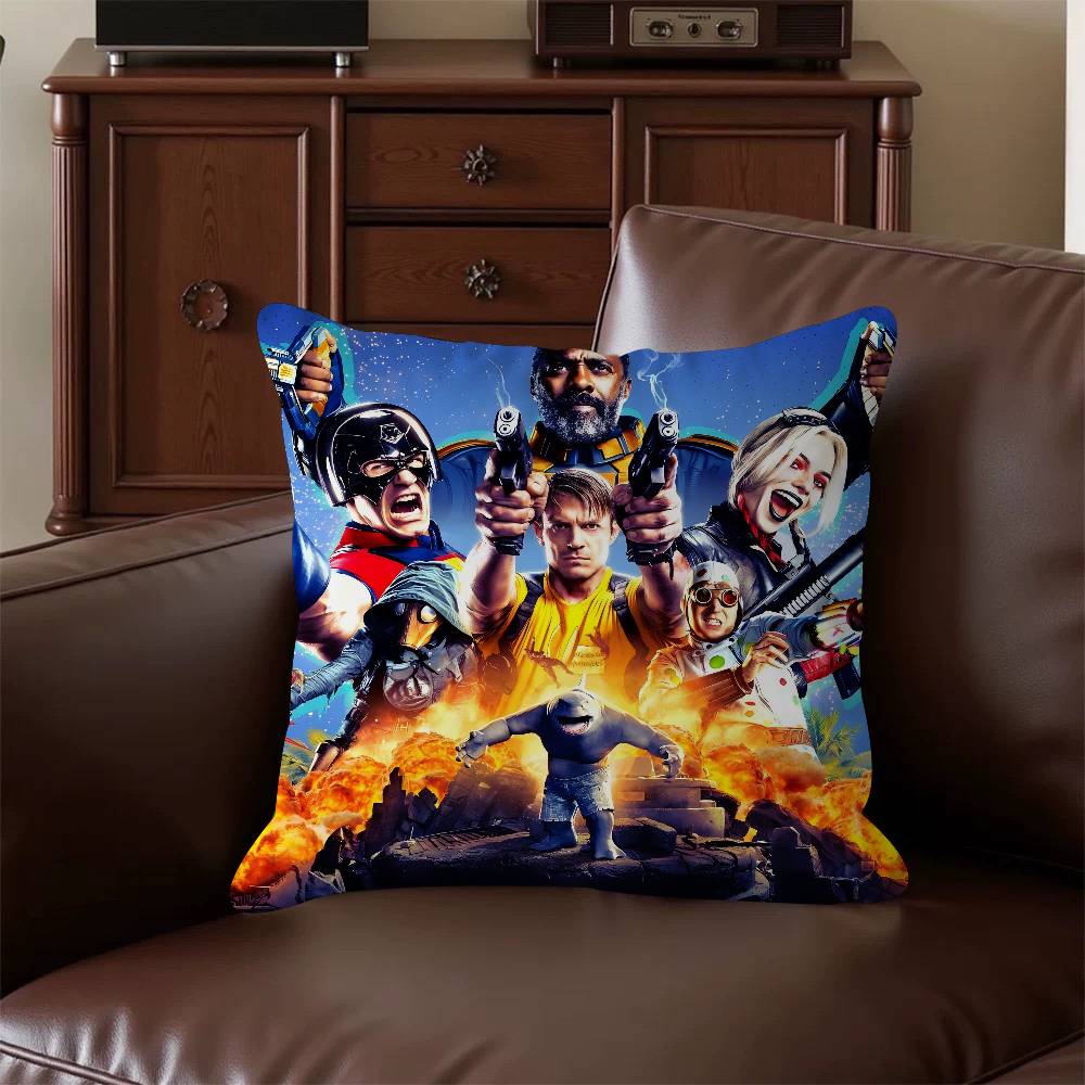 Film P-Fredsmäklare Kuddfodral Bil Prydnadskuddfodral För Soffa Bil Julklapp 40x40cm 45x45cm