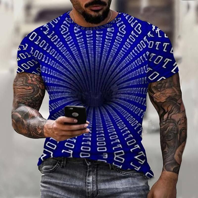 3D Men's and Women's Short sleeved Summer Street Fashion T-shirt