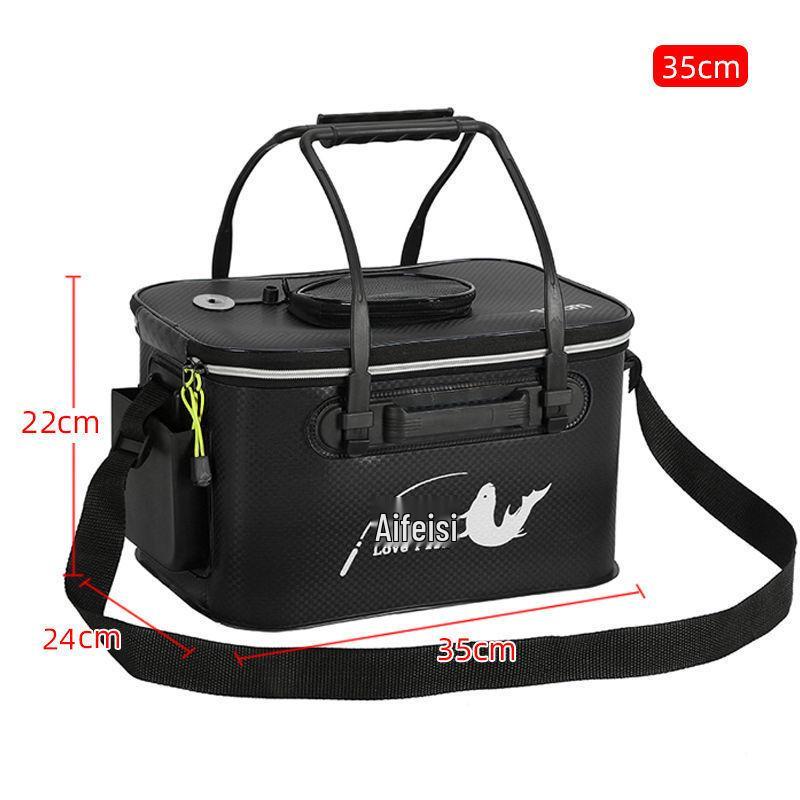 Găleată Pliabilă Multifuncțională din EVA pentru Păstrarea Peștelui - Geantă Grosă pentru Pește cu Livrare Gratuită