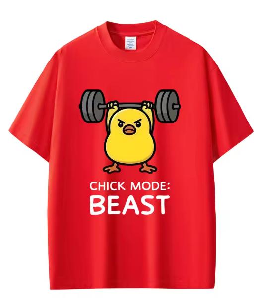 Workout Gym Funny Duck Goose Meme Graphic T Shirt Unisex Unisex Humor Casual Oversized Short Sleeve TShirt Unisex Cute Streetwear