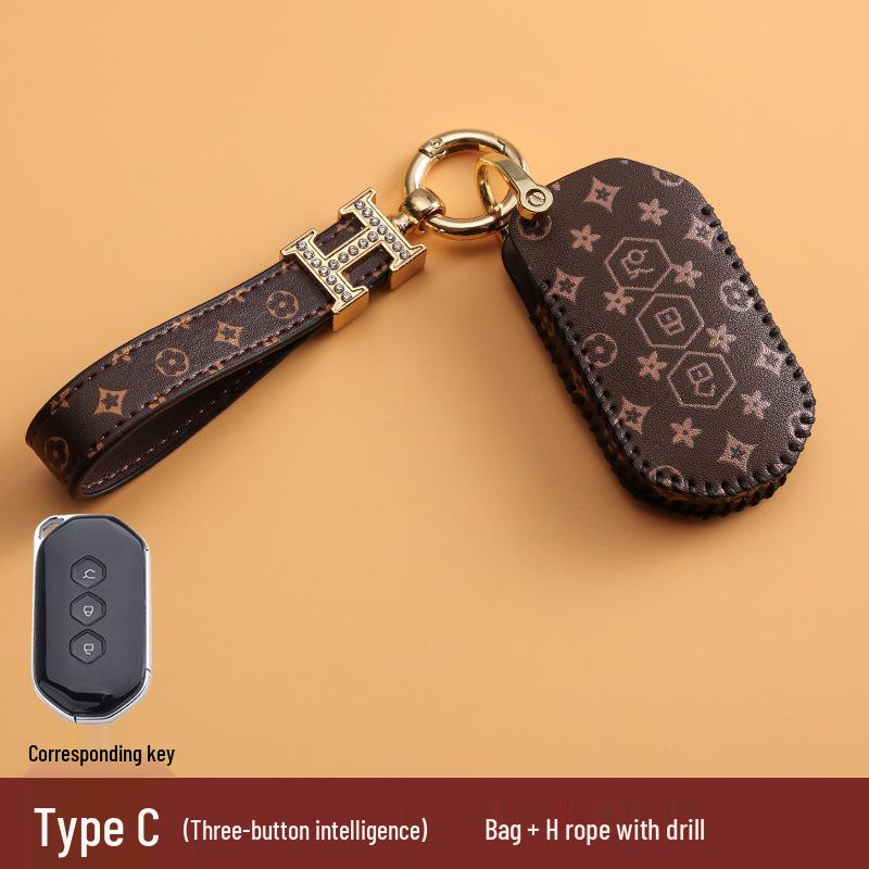 

Чехол для ключа Wuling Hongguang Mini EV - Ракушка Starlight Lovely Girl с сумкой-пряжкой Box Packaging