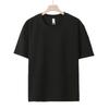 Men's Quick-Dry Ice Silk Round Neck T-Shirt - Solid Color Summer Edition
