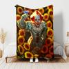 1pc Blanket Pennywise the Dancing Clown2 Print Design, Lightweight Blanket for Sofa, Bed- Soft &Warm, Gift for All Seasons like Christmas, Halloween