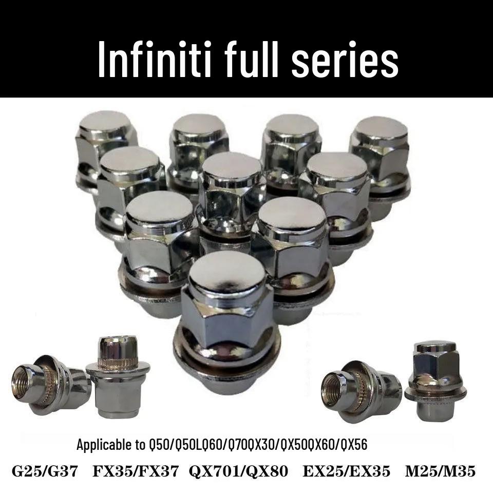 Infiniti Q50L M25 G37 EX25 FX35 QX60 Tire Screws & Wheel Hub Nuts