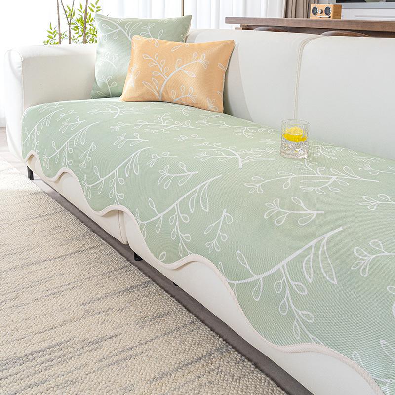 

New Special-Shaped Sofa Cushion Fixed Straight-Row Combination Sofa Seat Cushion Summer New Sofa Cover Towel 90*90cm
