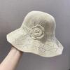 French Style Straw Sun Hat Sweet Seaside Beach Cap Fashion Sun Protection Cap  Spring Summer