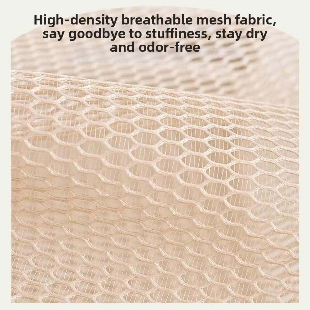 Zipper Mesh Makeup Storage Bag Handheld Multifunctional Mesh Clothing Bag  Travel