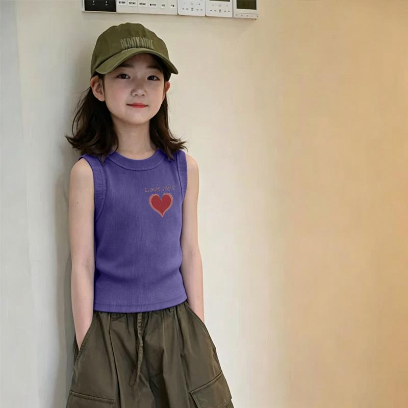 Chic Slim-Fit Girls' Summer Camisole for Ages 6-15