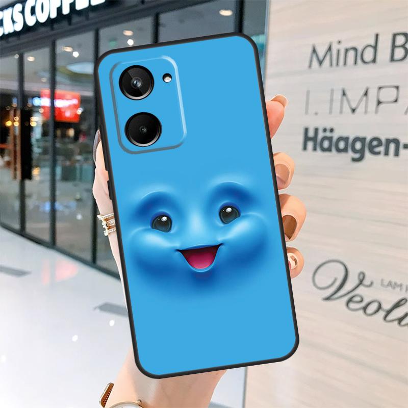 3D funny face Cute Case For Realme 15 13 12 10 11 14 Pro Plus GT6 GT7 C15 C35 C53 C55 C61 C63 C65 C67 C71 C75