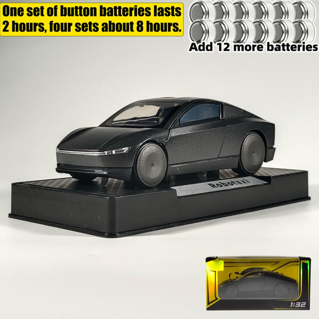 1/32 Tesla Cybercab Robotaxi Fahrerloses Taxi Legierung Metall Druckguss Modellauto Zuhause Trendige Spielzeuge Ornamente Ausstellungsstücke Sammlungen Dekorationen