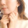 [Naot Jewelry] Women's Stud Earrings, Opal Birthstone (October), Bubble Circle Pierce