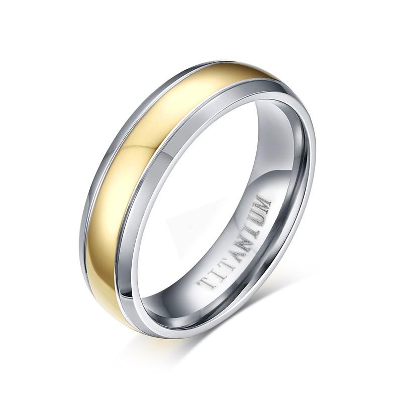 

1 шт., мужское модное персонализированное кольцо из титановой стали, блестящее кольцо на палец для вечеринки