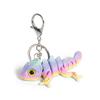 Cartoon 3D Printed Dragon Keychain Movable Joints Creative Backpack Decoration Accessories Unique Figurine Pendant Gifts