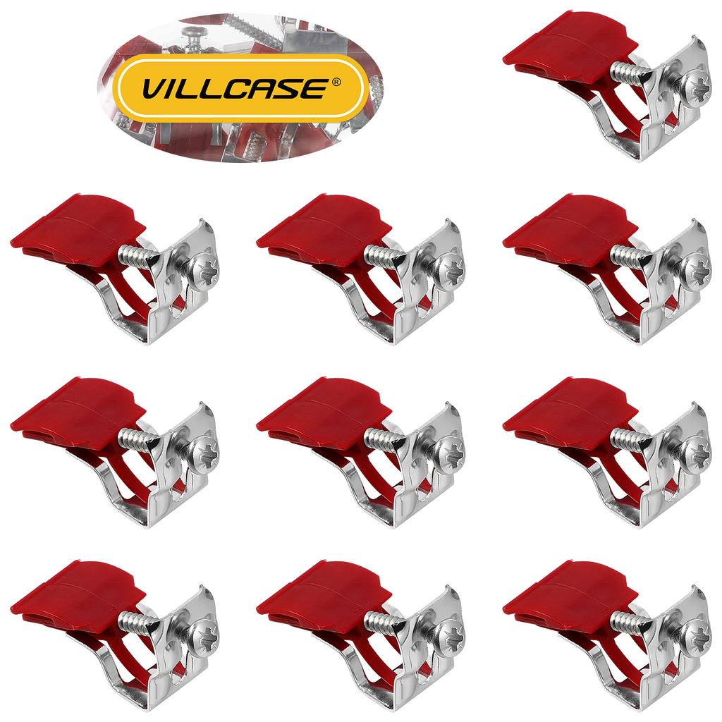 10 Stück stanzfreie Befestigungsklammern für Küchenspülen, Stützklammern für Spülbecken, feste Klammern für Küchenspülenklammern