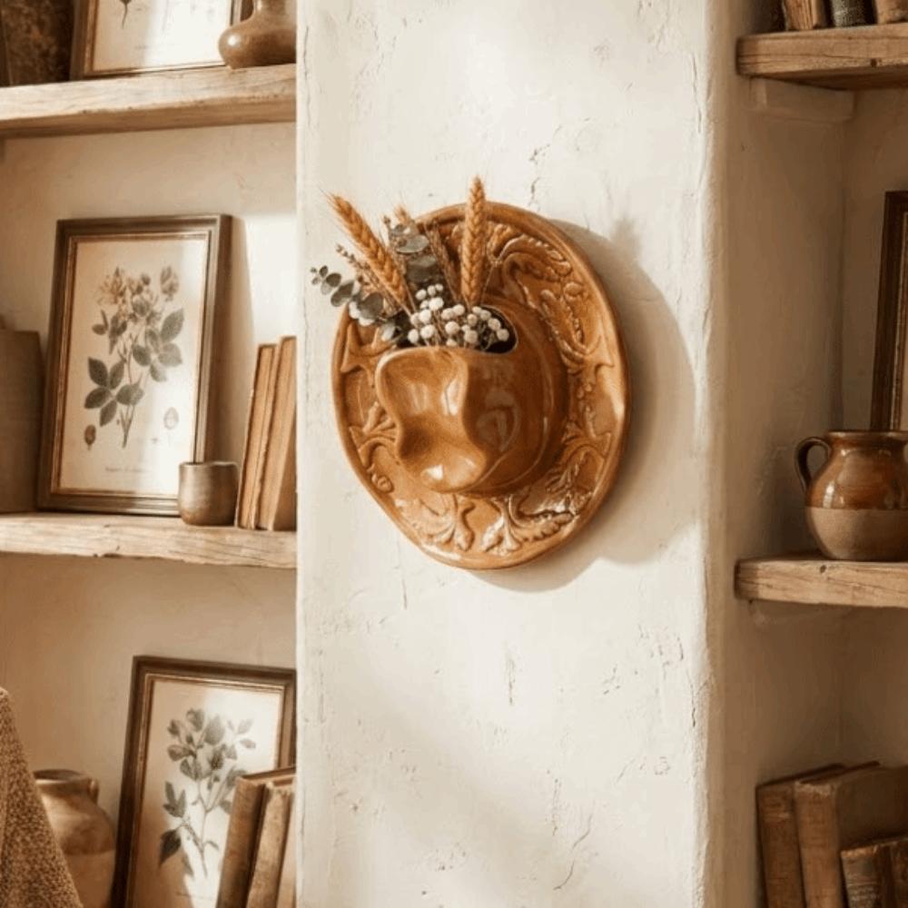 Einzigartige Cowboyhut-Vase Westernstil Blumenhalter Blumenarrangement Ornamente Heimdeko