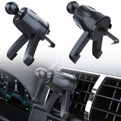 1Pcs 17mm Car Air Outlet Metal Hook Clamp Upgrade Ball Head Base For Car Air Vent Clip Mount Car Phone Holder Accessories