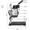 Compact Variable Speed Desktop Drill Press - Home Precision Electric Drill Stand
