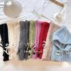 Thicken Knitted Balaclava Drawstring Skull Cap Beanie Korean Style Winter Hat  Women Girl