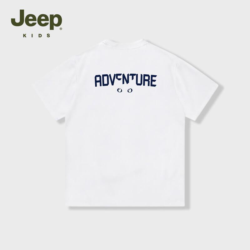 JEEP Kids Comfort Cool-Touch Short-Sleeve T-Shirt 130 белый