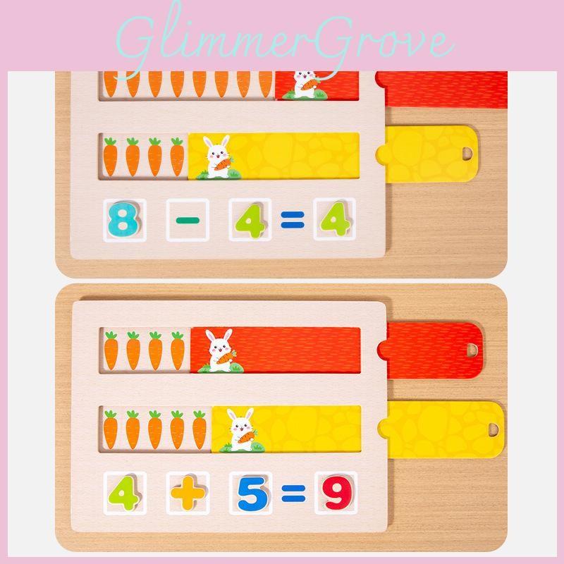 Puzzle Educational Wooden Toy With Math Skills Color Recognition For Kids Gift